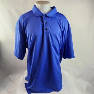 Reebok Shirt Mens 4XL Blue Golf Polo Short Sleeve Performance Athletic Stretch